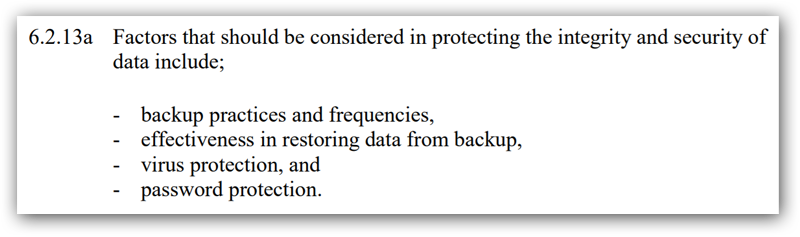 De toelichting op ISO/IEC 17020:2012 § 6.2.13 in ILAC P15 07/2016